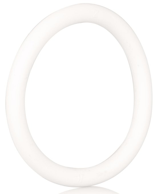 Lot de 3 cockrings souples Blanc