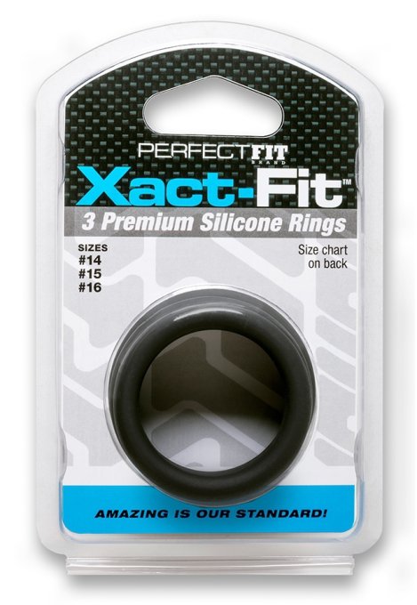 Lot de 3 cockrings Xact-Fit S-M