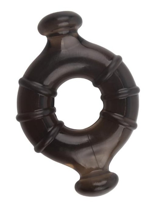 Lot de 4 cockrings Rudder Noirs