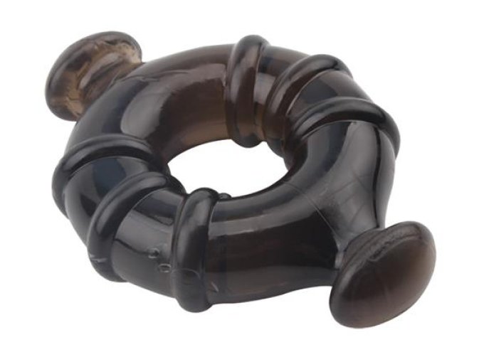 Lot de 4 cockrings Rudder Noirs