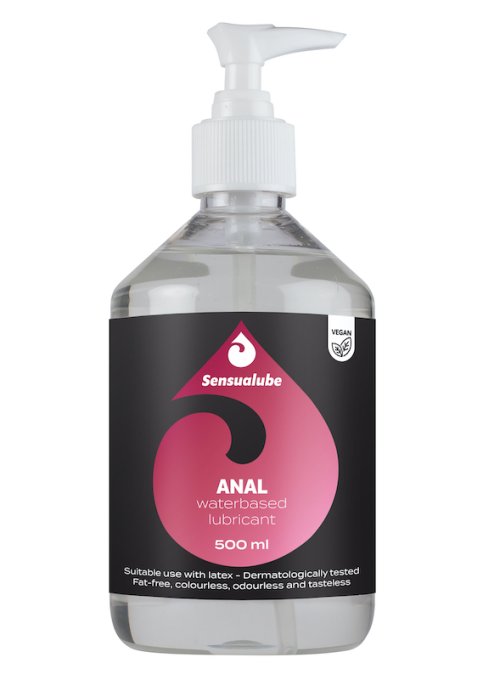 Lubrifiant à base d'eau Sensualube Anal 500ml