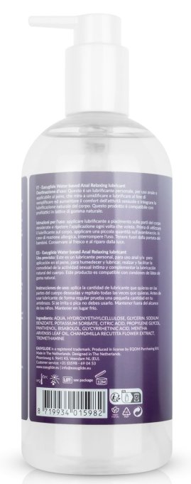 Lubrifiant anal décontractant Easyglide 500ml