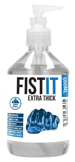 Lubrifiant Eau Fist It Extra Thick - Bouteille Pompe 500ml