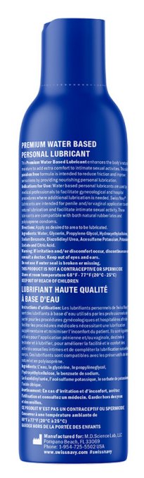 Lubrifiant Eau Premium Swiss Navy 177ml