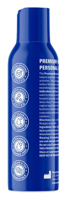 Lubrifiant Eau Premium Swiss Navy 89ml