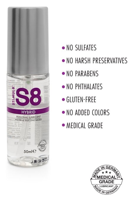 Lubrifiant hybride S8 NATURAL 50mL