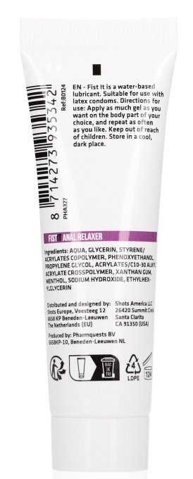 Lubrifiant relaxant Fist it Anal Relaxer 25ml