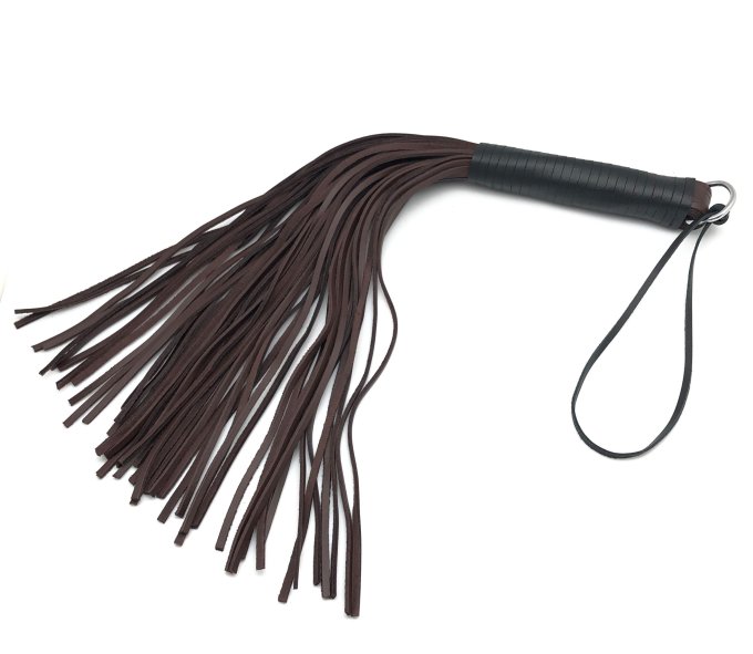 MARTINET BRINS EN CUIR MARRON - 50cm