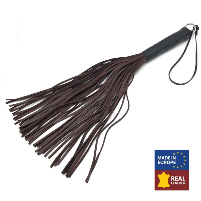 MARTINET BRINS EN CUIR MARRON - 50cm