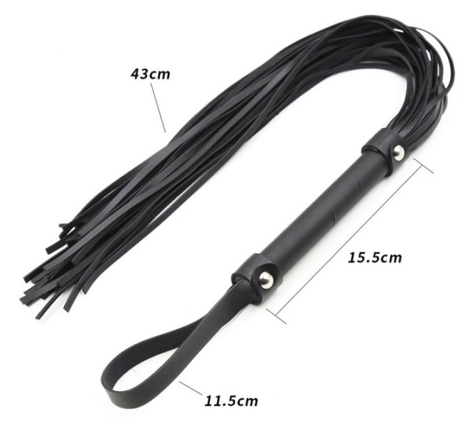 Martinet long Mega Flog 63cm Noir