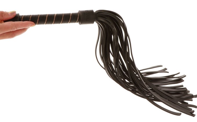 Martinet Studded Whip 55cm Noir