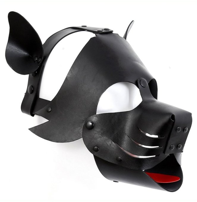 Masque Dog Pup Noir