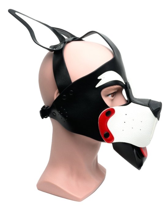 Masque Puppy 665 Blanc et Rouge