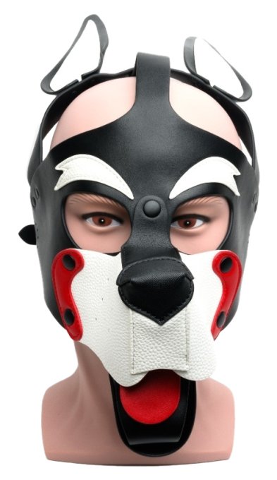 Masque Puppy 665 Blanc et Rouge