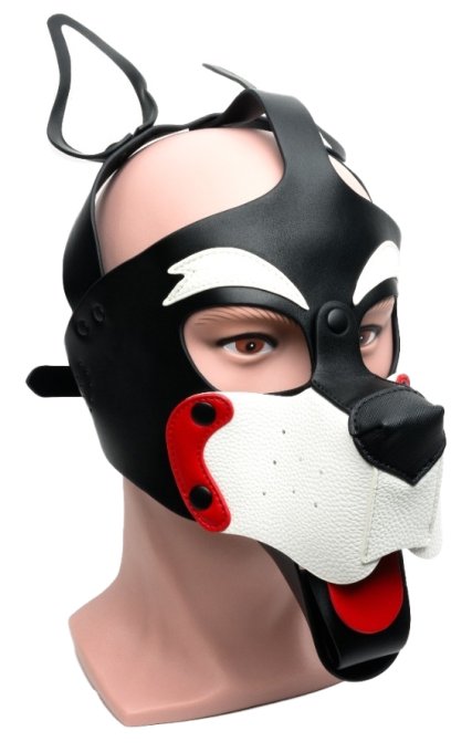 Masque Puppy 665 Blanc et Rouge