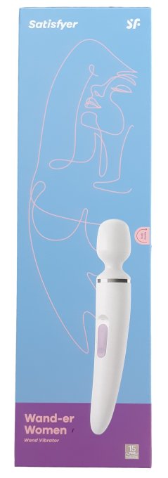 Masseur Wand-er Women Blanc - Tête 78mm