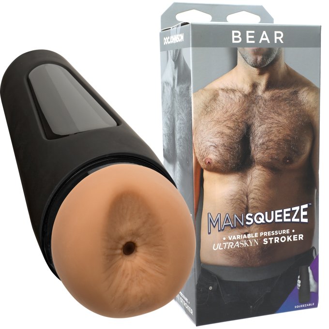 Masturbateur Man Squeeze Bear