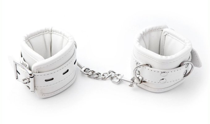 Menottes de chevilles Cuff Bomb Blanches