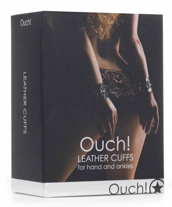 Menottes de poignets Cuffs Ouch Noires