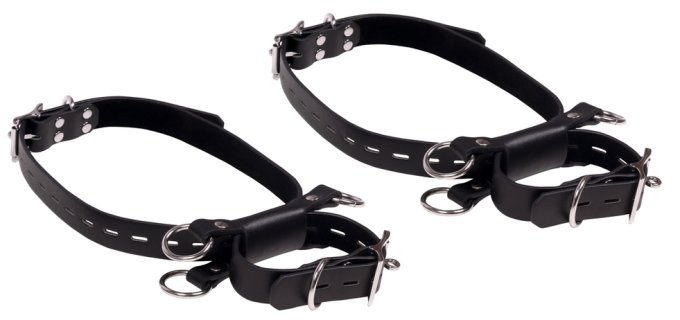 Menottes pour Cuisses Kneeling Cuffs noires