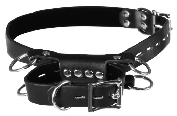 Menottes pour Cuisses Kneeling Cuffs noires