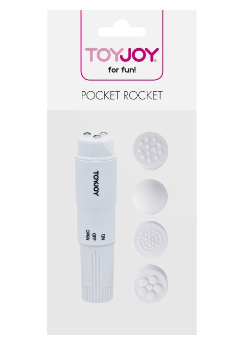 Mini Stimulateur de clitoris Pocket Rocket Blanc