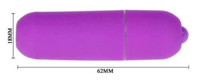 Mini Vibro 10 fonctions 6cm Violet