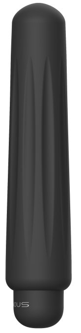 Mini vibro Delia 12cm Noir