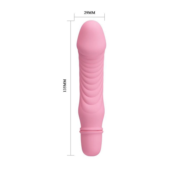 Mini-vibro Stev Rose - 11 x 2.7 cm