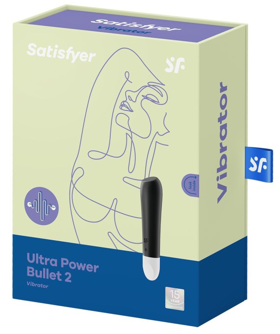 Mini Vibro Ultra Power Bullet 2 Satisfyer Noir