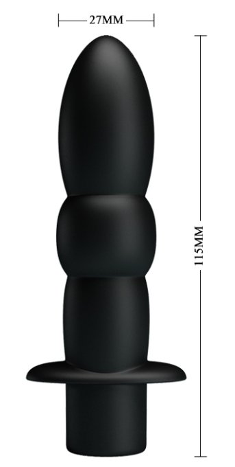 Mini Vibro Wyatt Pretty Love 11.5 x 2.7 cm Noir