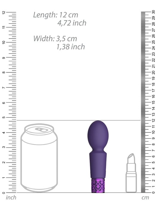 Mini wand Brilliant 12cm Violet