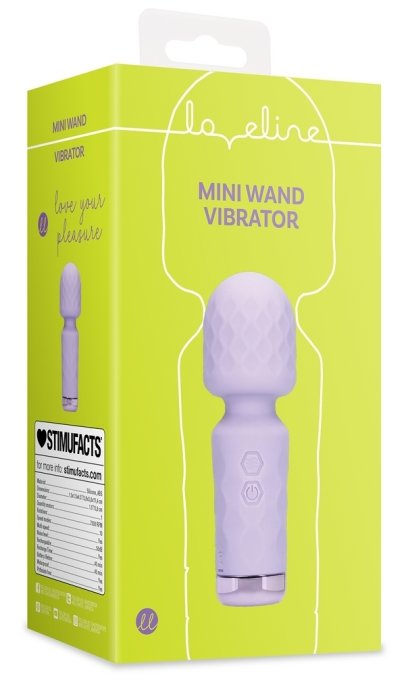 Mini Wand Vibrator Loveline 12 cm Violet