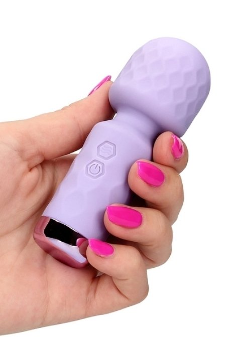 Mini Wand Vibrator Loveline 12 cm Violet