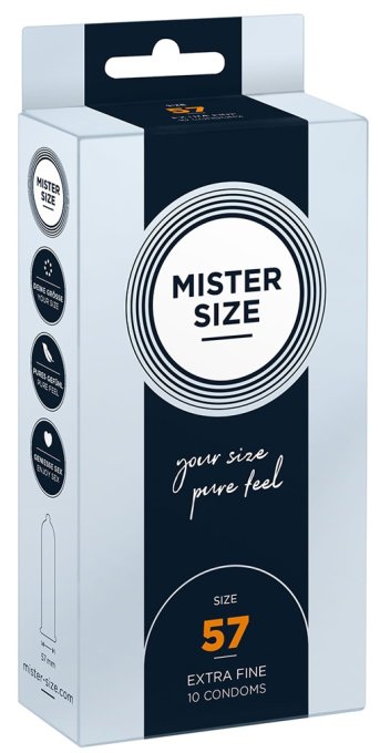 Préservatifs MISTER SIZE 57mm x10