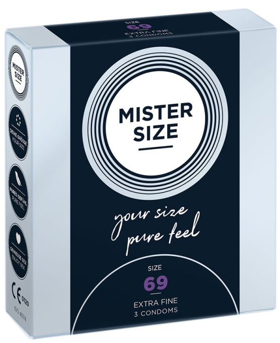 Préservatifs MISTER SIZE 69mm x3