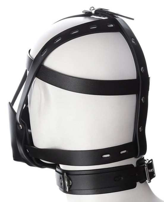 Muselière Sm Harness Head Noire