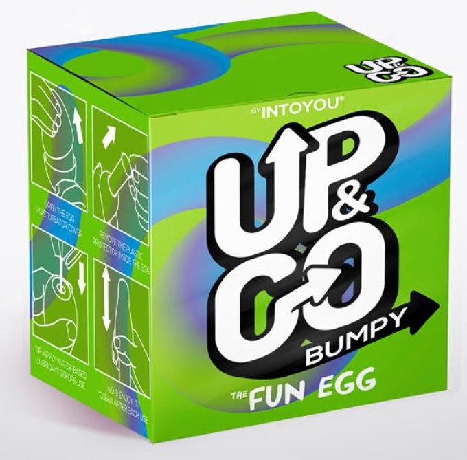 Oeuf de Masturbation Up&Go Bumpy