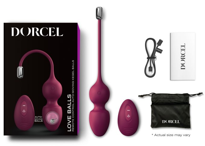 Oeuf Vibrant Love Balls Dorcel 9 x 3.5cm Mauve