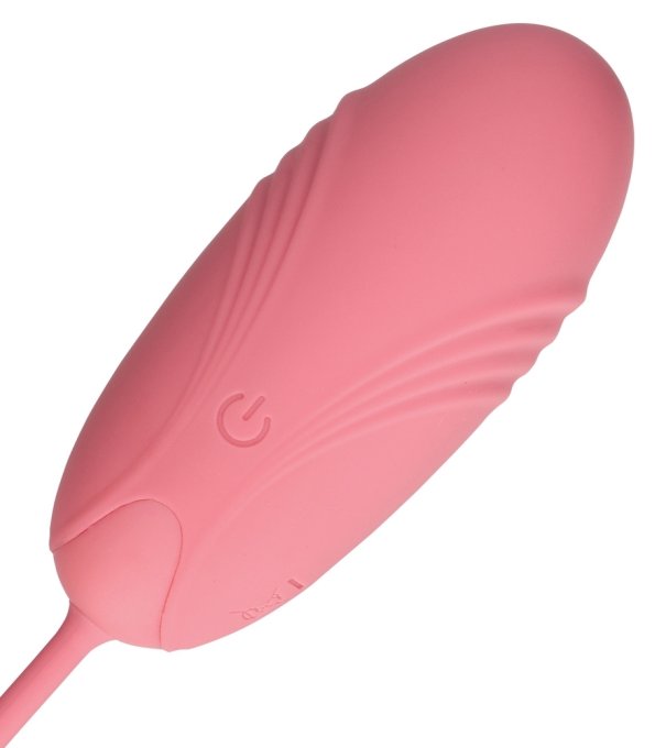 Oeuf vibrant sans fil Egg Soft Vibrator 8 x 3.3 cm Rose