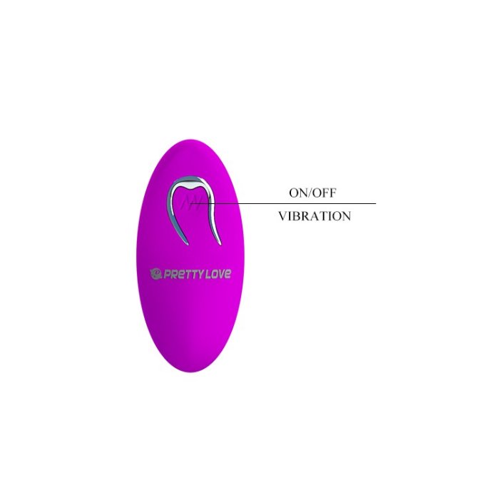 Oeuf Vibrant sans fil violet Joanne - 7 x 3.5 cm