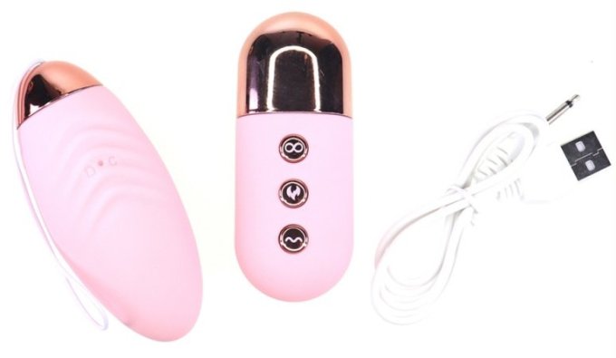 Oeuf vibrant télécommandé Lilo Bullet 8.5 x 3.5cm Rose