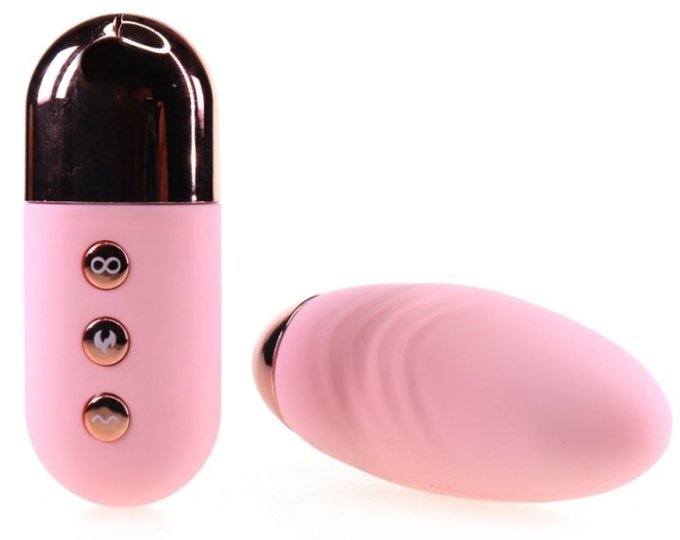 Oeuf vibrant télécommandé Lilo Bullet 8.5 x 3.5cm Rose