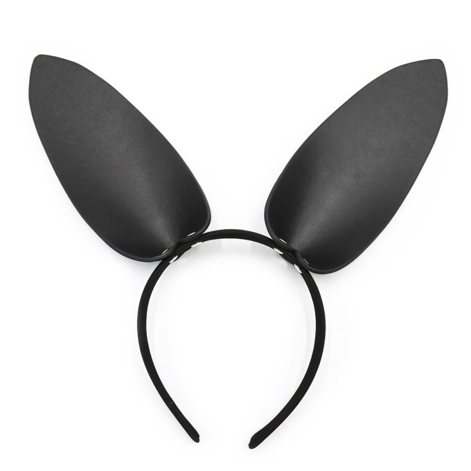 Oreilles de lapin Bunny Simili noir