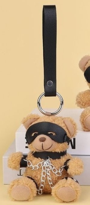 Ours Peluche Porte-Clés Beari Chain Noir