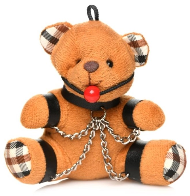 Ours Peluche Teddy Bear Bâillon - Porte-clés