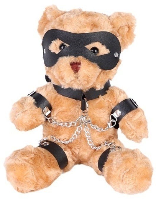 Ours Peluche Teddy Bear Bondage 31cm Marron