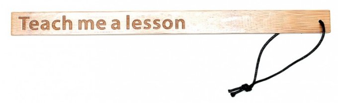 Paddle en bambou Teach Me a Lesson 40cm