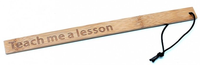 Paddle en bambou Teach Me a Lesson 40cm