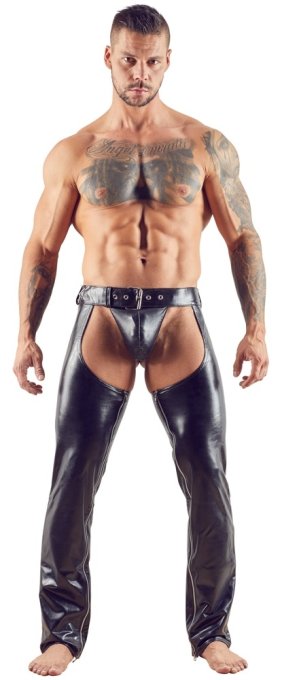 Pantalon Bdsm Chaps Noir